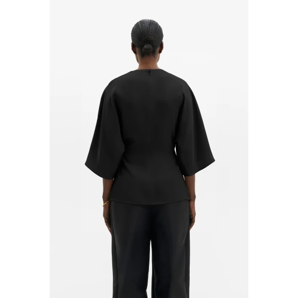 By Malina Zilla Blouse in Black | Blouse | Coveti