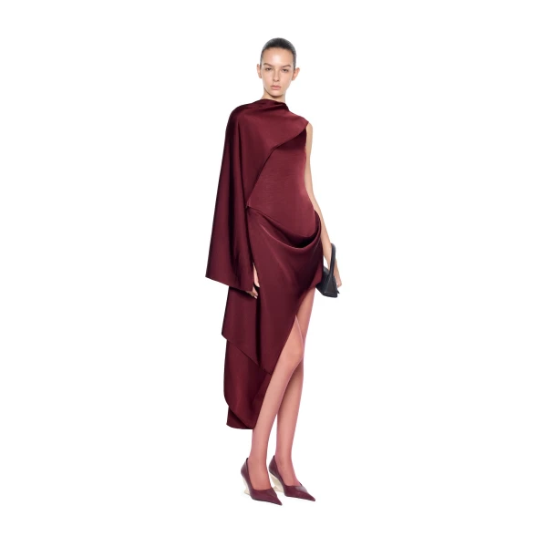 CHATS by C.Dam Aisha Dress in Sangria Red | Maxi Dresses | Coveti