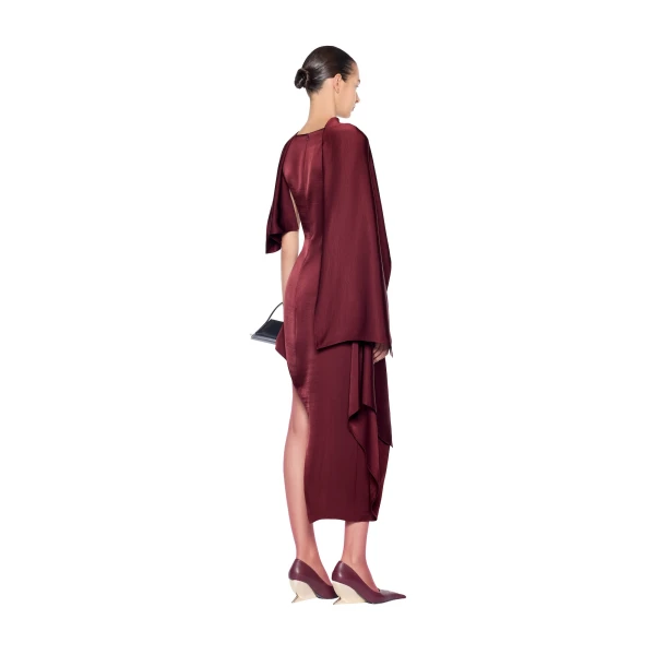 CHATS by C.Dam Aisha Dress in Sangria Red | Maxi Dresses | Coveti