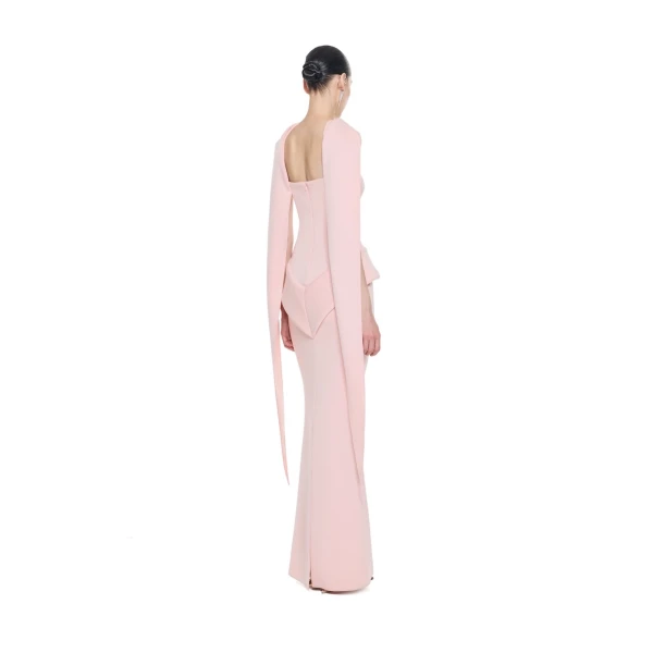CHATS by C.Dam Alcor Dress in Pink | Maxi Dresses | Coveti