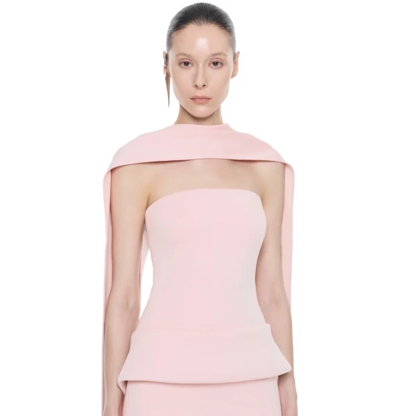 CHATS by C.Dam Alcor Dress in Pink | Maxi Dresses | Coveti