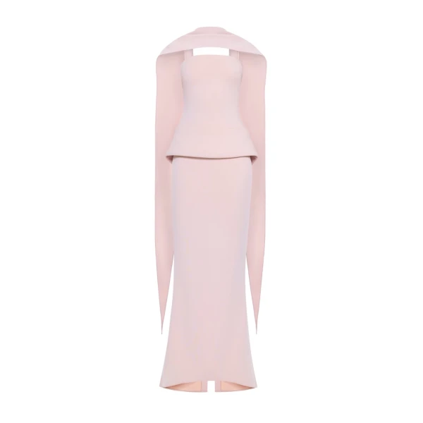 CHATS by C.Dam Alcor Dress in Pink | Maxi Dresses | Coveti