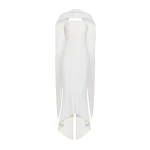 CHATS by C.Dam Alpus Dress in White | Maxi Dresses | Coveti