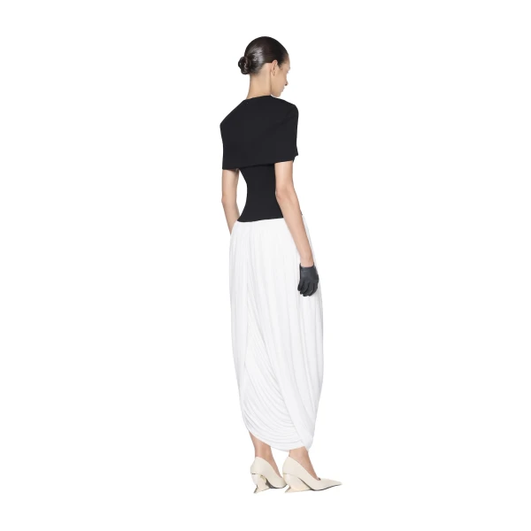 CHATS by C.Dam Amiri Dress in Black and White | Maxi Dresses | Coveti