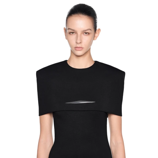 CHATS by C.Dam Amiri Dress in Black and White | Maxi Dresses | Coveti