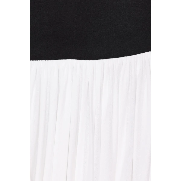 CHATS by C.Dam Amiri Dress in Black and White | Maxi Dresses | Coveti