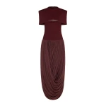 CHATS by C.Dam Amiri Dress in Reddish Brown | Maxi Dresses | Coveti