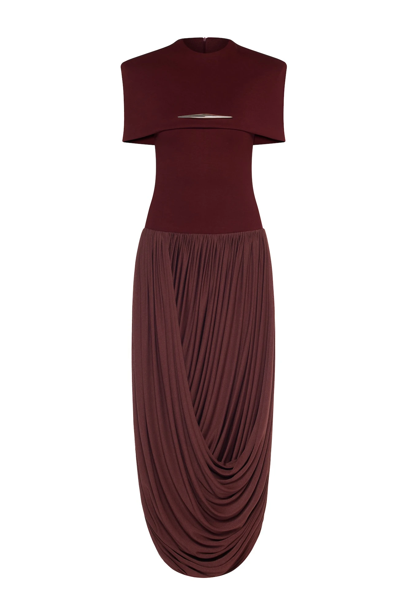 CHATS by C.Dam Amiri Dress in Reddish Brown CHATS by C.Dam Amiri Dress in Reddish Brown | Maxi Dresses | Coveti