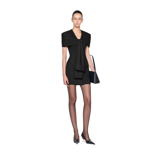 CHATS by C.Dam Caroline Dress in Black | Mini Dresses | Coveti