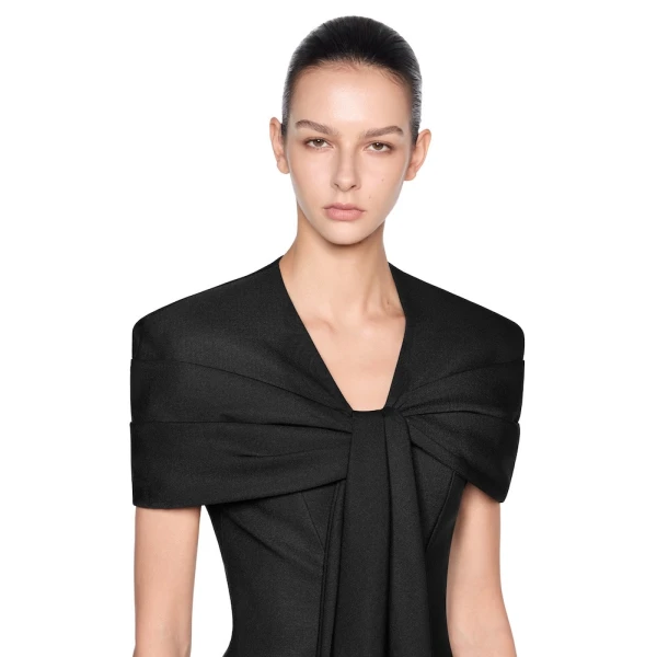 CHATS by C.Dam Caroline Dress in Black | Mini Dresses | Coveti