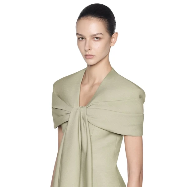 CHATS by C.Dam Caroline Dress in Sage Olive | Mini Dresses | Coveti
