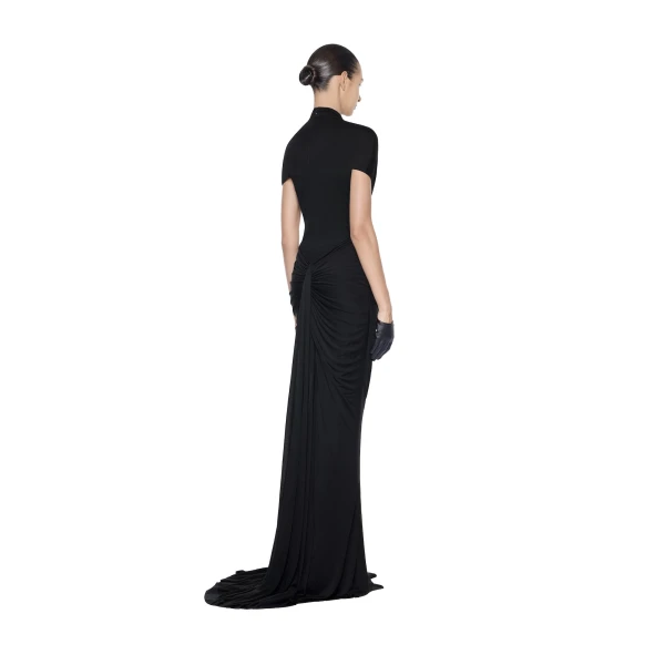 CHATS by C.Dam Cecilia Dress in Black | Maxi Dresses | Coveti