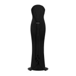 CHATS by C.Dam Cetus Dress in Black | Maxi Dresses | Coveti