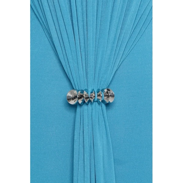 CHATS by C.Dam Cetus Dress in Cerulean Blue | Maxi Dresses | Coveti