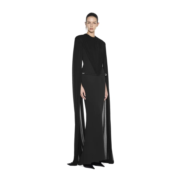 CHATS by C.Dam Curie Dress in Black | Maxi Dresses | Coveti