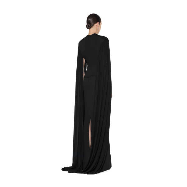CHATS by C.Dam Curie Dress in Black | Maxi Dresses | Coveti