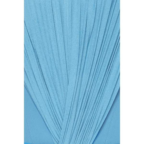 CHATS by C.Dam Curie Dress in Cerulean Blue, view 5