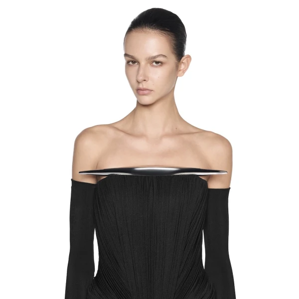 CHATS by C.Dam Elion Dress in Black | Maxi Dresses | Coveti