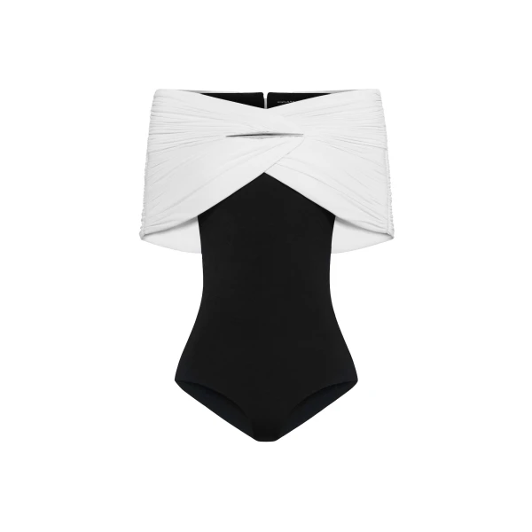 Elsie Top in Black and White