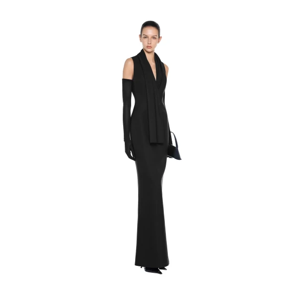 CHATS by C.Dam Fatima Dress in Black | Maxi Dresses | Coveti