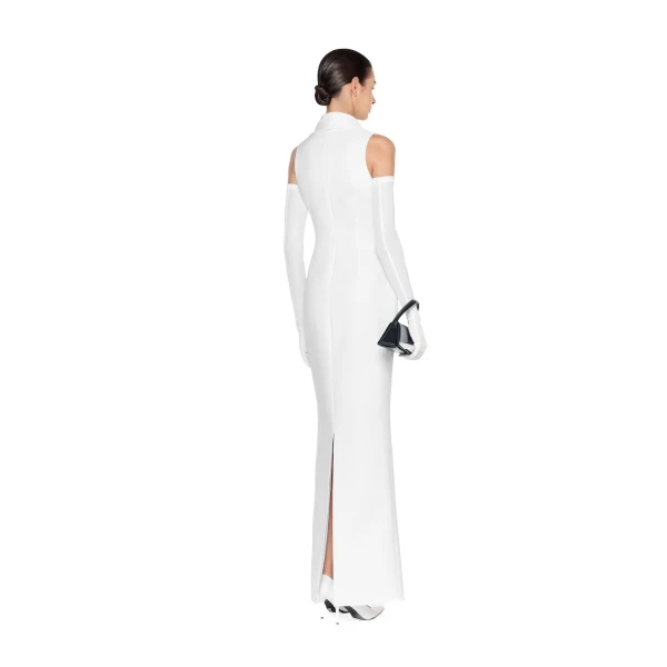 CHATS by C.Dam Fatima Dress in White | Maxi Dresses | Coveti