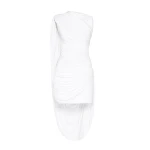 CHATS by C.Dam Frida Dress in White | Mini Dresses | Coveti