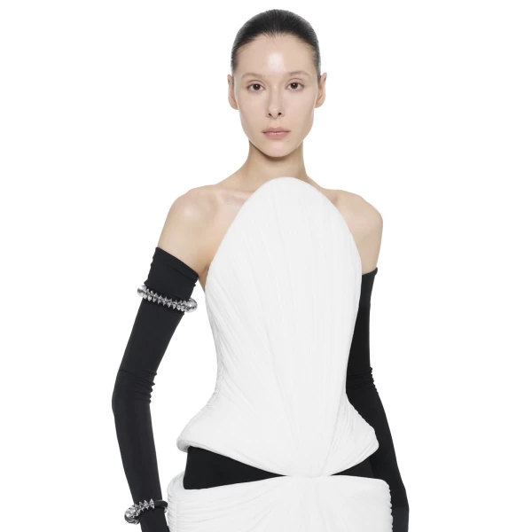 CHATS by C.Dam Grimes Dress in White | Maxi Dresses | Coveti