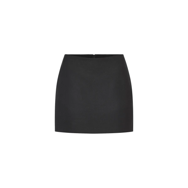 CHATS by C.Dam Hannah Vest and Skirt Set in Black | Vests | Coveti