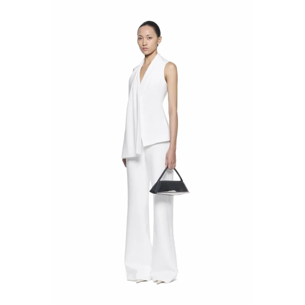 CHATS by C.Dam Hannah Vest and Skirt Set in White | Vests | Coveti