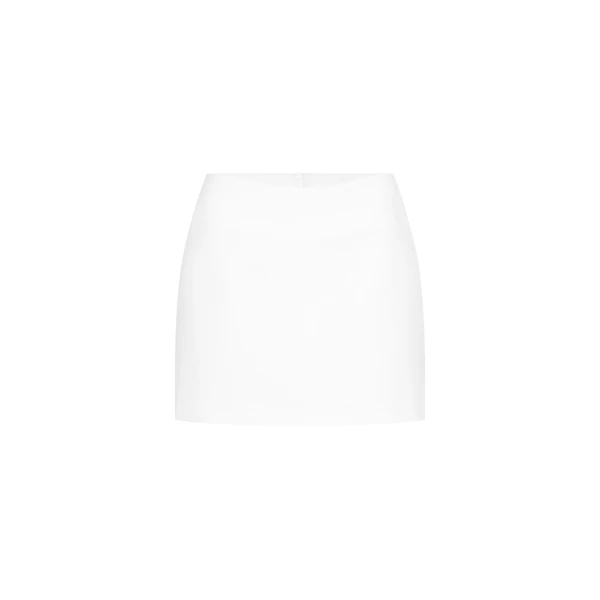 CHATS by C.Dam Hannah Vest and Skirt Set in White | Vests | Coveti