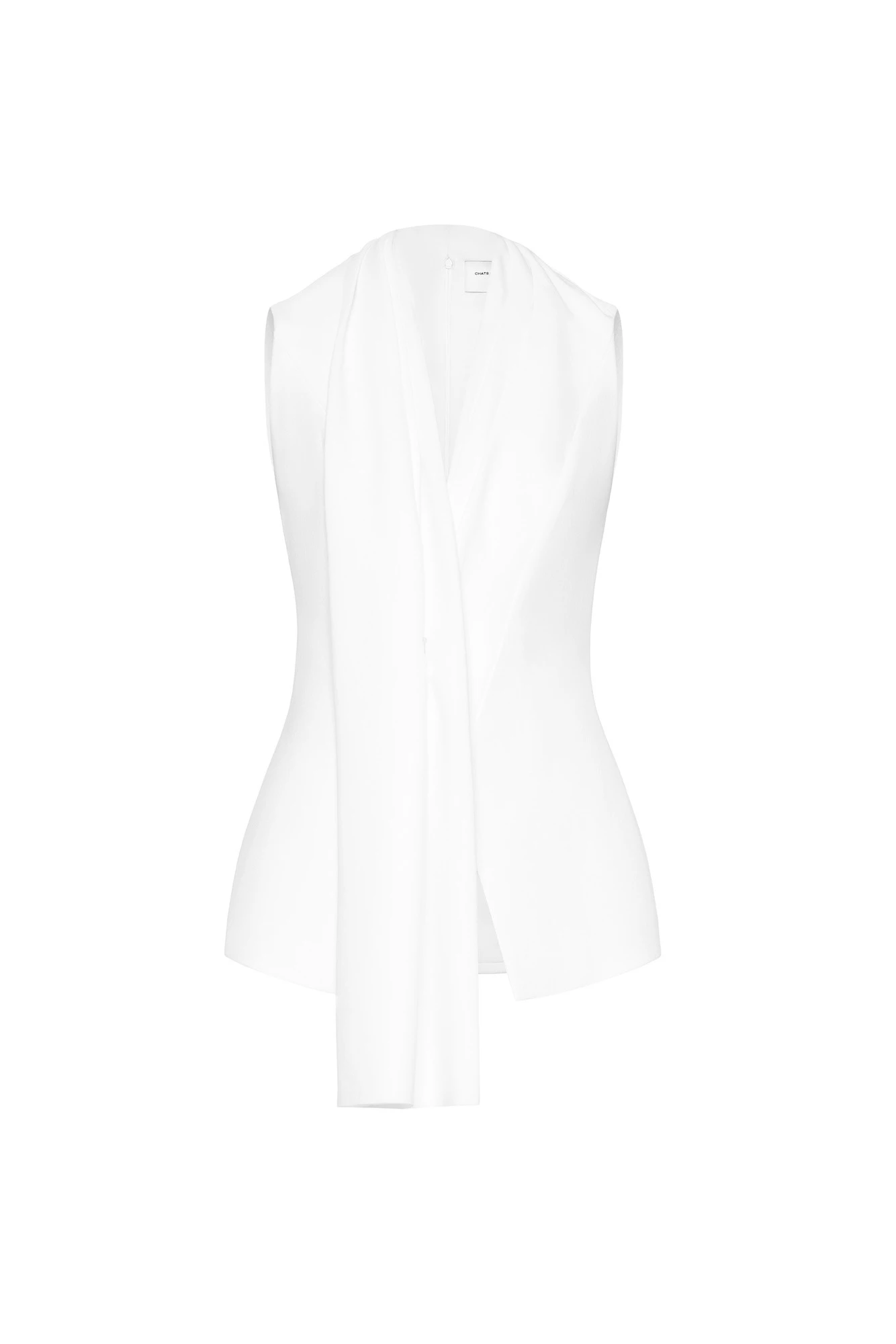 CHATS by C.Dam Hannah Vest and Skirt Set in White CHATS by C.Dam Hannah Vest and Skirt Set in White | Vests | Coveti