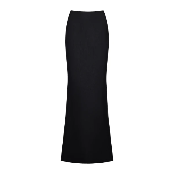 CHATS by C.Dam Hedy Vest and Skirt Set in Black | Vests | Coveti
