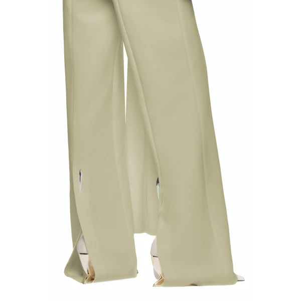 CHATS by C.Dam Hypatia Trousers in Sage Olive | Tailored pants | Coveti