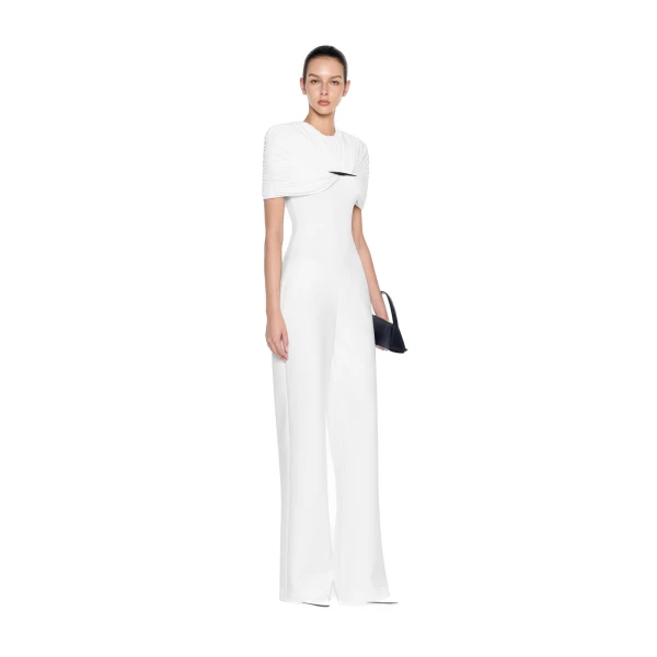 CHATS by C.Dam Hypatia Trousers in White, view 2