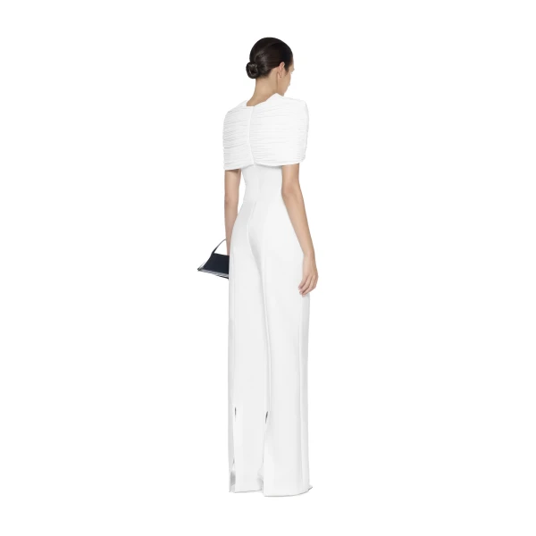 CHATS by C.Dam Hypatia Trousers in White, view 3