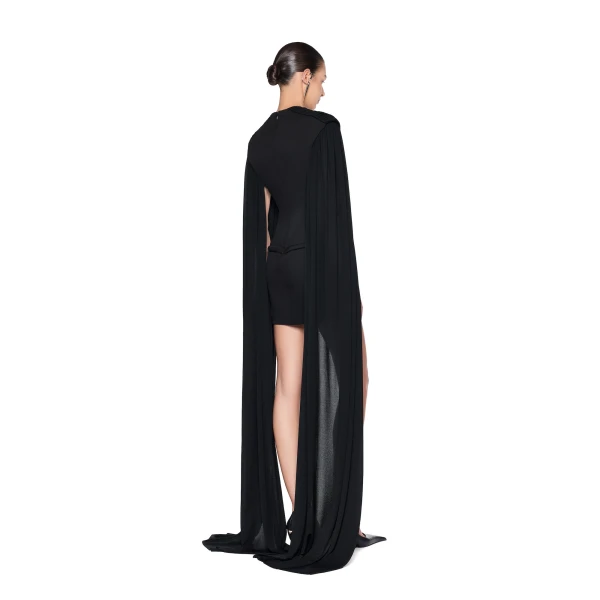CHATS by C.Dam Irene Dress in Black | Mini Dresses | Coveti