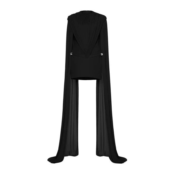 CHATS by C.Dam Irene Dress in Black | Mini Dresses | Coveti