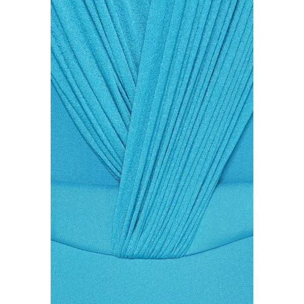 CHATS by C.Dam Irene Dress in Cerulean Blue | Mini Dresses | Coveti