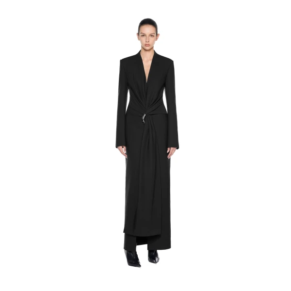 CHATS by C.Dam Jane Coat in Black | Coats | Coveti