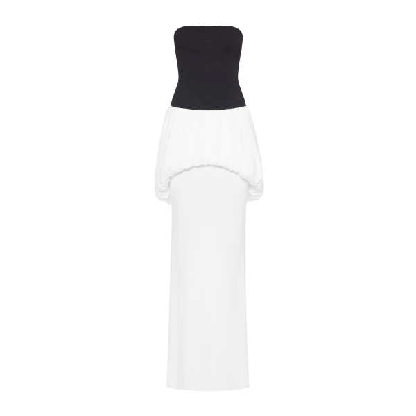 Katherine Dress in Black and White