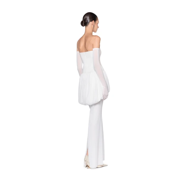CHATS by C.Dam Katherine Dress in White | Maxi Dresses | Coveti