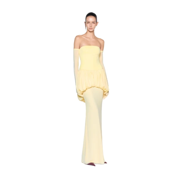 CHATS by C.Dam Katherine Dress in Yellow, view 2