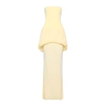CHATS by C.Dam Katherine Dress in Yellow | Maxi Dresses | Coveti