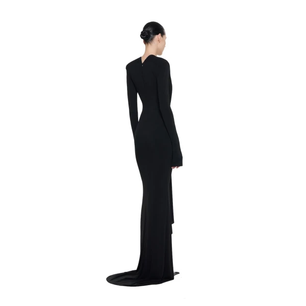 CHATS by C.Dam Keid Dress in Black | Maxi Dresses | Coveti