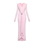 CHATS by C.Dam Keid Dress in Pink | Maxi Dresses | Coveti