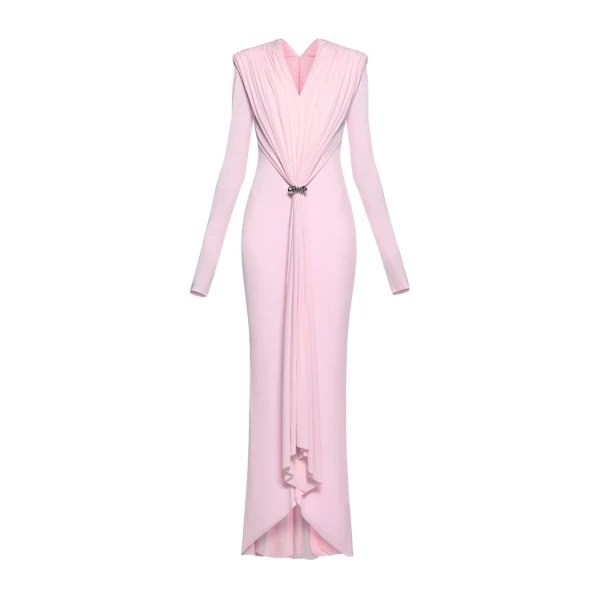 CHATS by C.Dam Keid Dress in Pink | Maxi Dresses | Coveti
