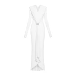 CHATS by C.Dam Keid Dress in White | Maxi Dresses | Coveti