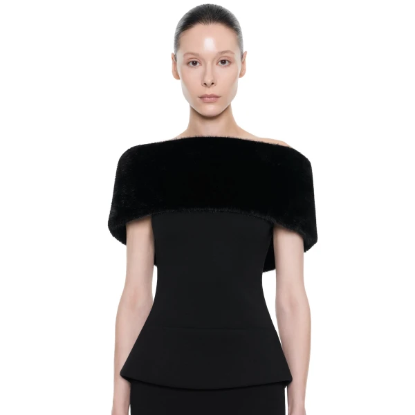 CHATS by C.Dam Libra Dress in Black, view 4