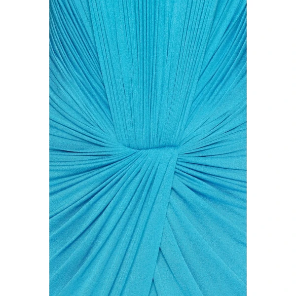 CHATS by C.Dam Lise Dress in Cerulean Blue | Mini Dresses | Coveti