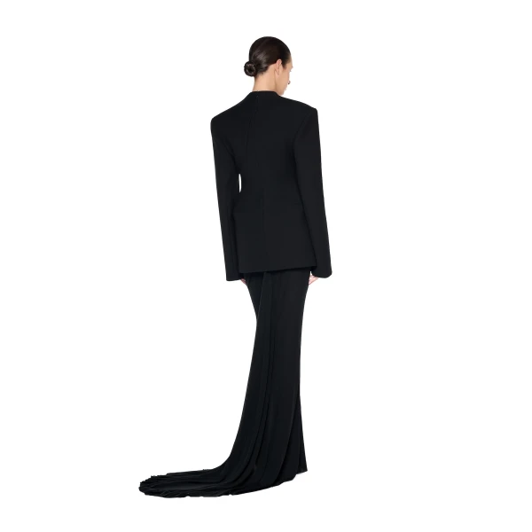 CHATS by C.Dam Lubna Blazer in Black | Blazers | Coveti